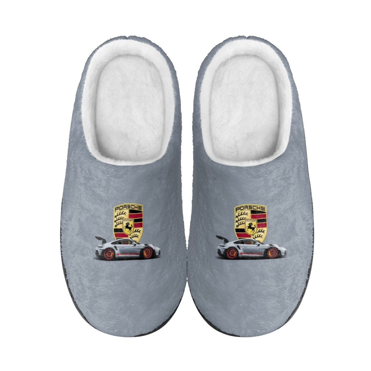 Porsche Slippers - Porsche 911 GT3 RS 2023 On Gray Background