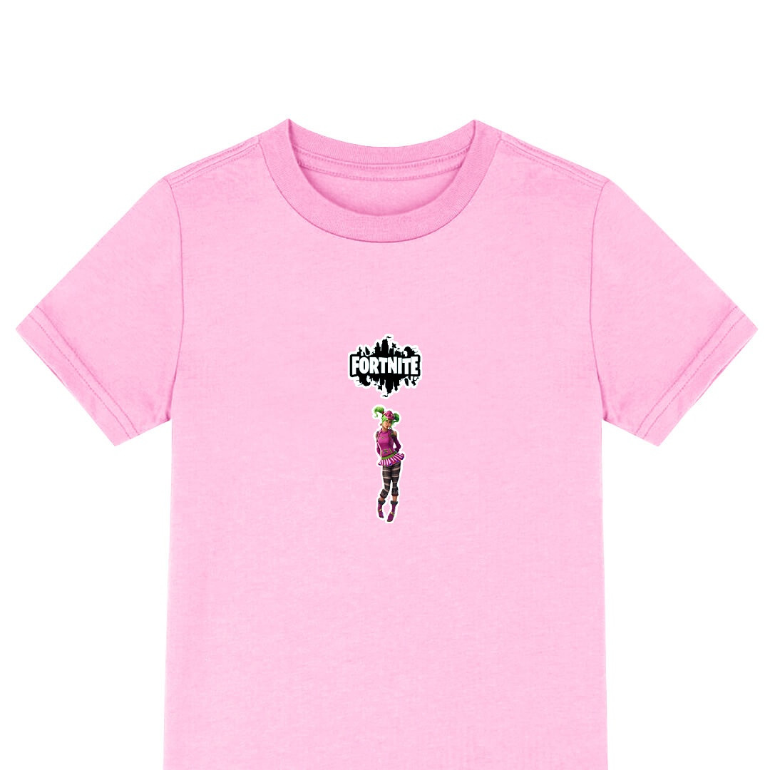 Fortnite Zoey Tee Shirt T-Shirt Short Sleeve - Zoey Outfit Art