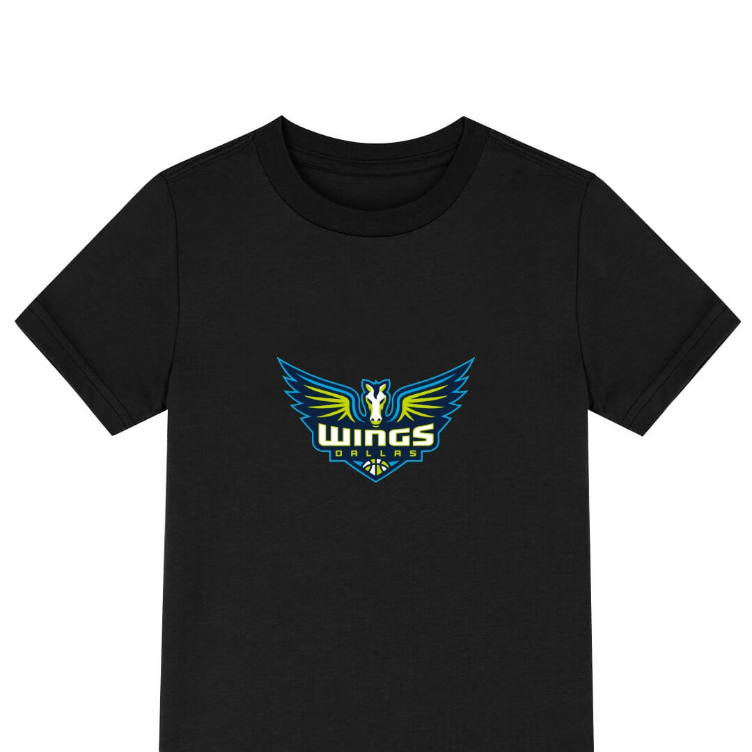 WNBA Dallas Wings Tee Shirt T-Shirt Short Sleeve - Dallas Wings Team Single Logo