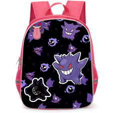 Pokemon Gengar Backpack StudentPack - Gengar Collage Black Background