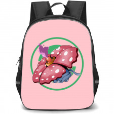 Pokemon Vileplume Backpack StudentPack - Vileplume Mega Vileplume Sticker Art