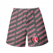 Charlton Athletic FC Beach Shorts Swim Pants Swimming Trunks - Charlton Football Club Medley Monogram Wordmark