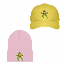 Ninja Turtles Michelangelo Baseball Cap Beanie Hat - Michelangelo Rise Of The Teenage Mutant Ninja Turtles 1987 Character Series
