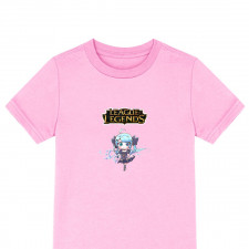 League of Legends Gwen Tee Shirt T-Shirt Short Sleeve - Gwen Dancing Chibi Art