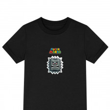 Super Mario Thwomp Tee Shirt T-Shirt Short Sleeve - Thwomp Sticker Art
