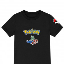 Pokemon Tee Shirt T-Shirt Short Sleeve - Kyogre Groudon Rayquaza Super Ancient Pokemon Cartoon Art Series