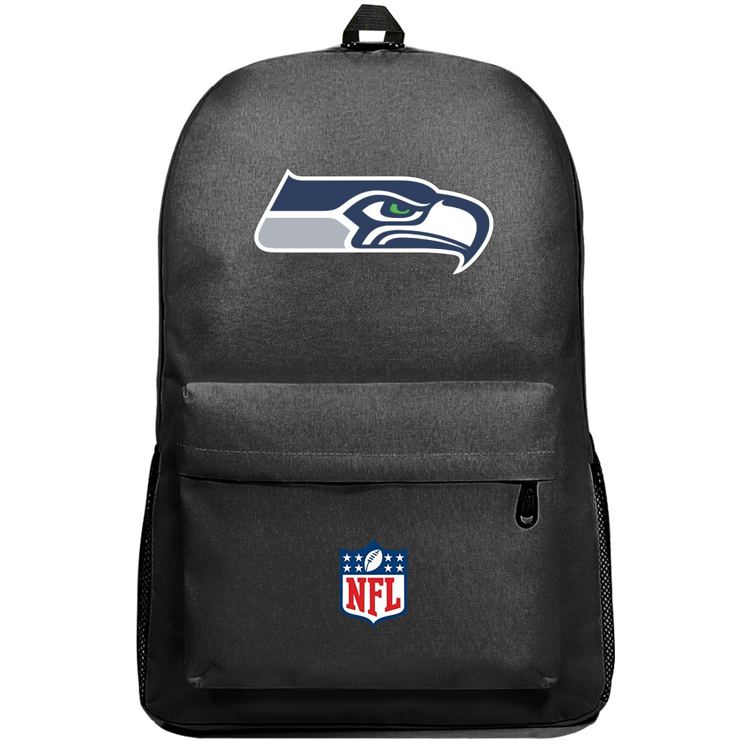 NFL Seattle Seahawks Backpack SuperPack - Seattle Seahawks Team Logo Large