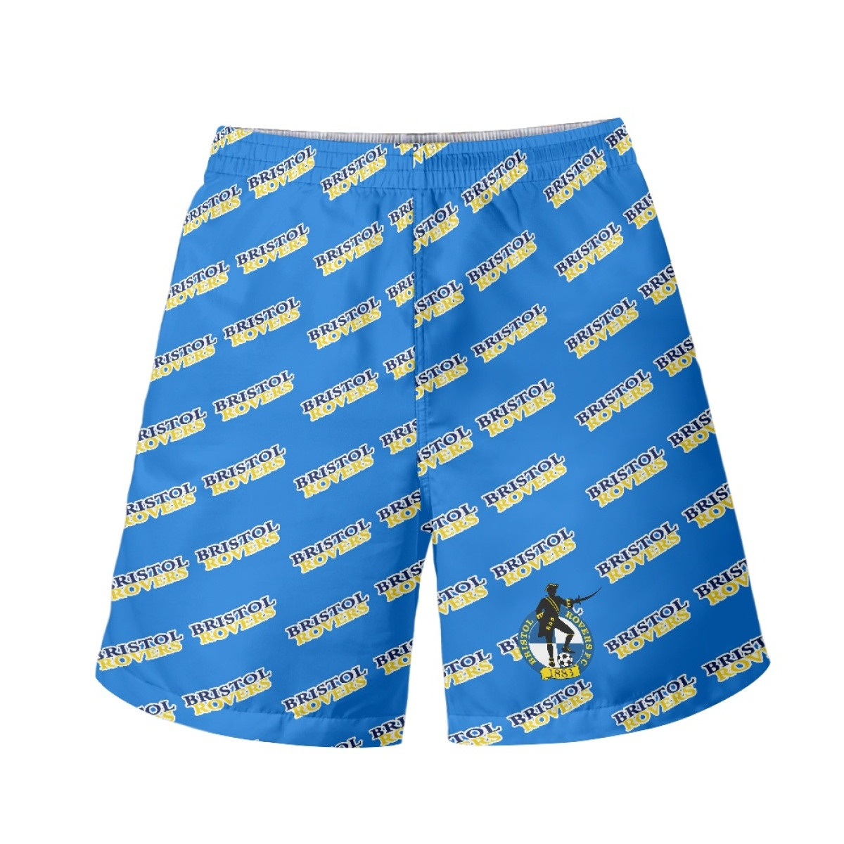 Bristol Rovers FC Beach Shorts Swim Pants Swimming Trunks - Rovers Football Club Medley Monogram Wordmark