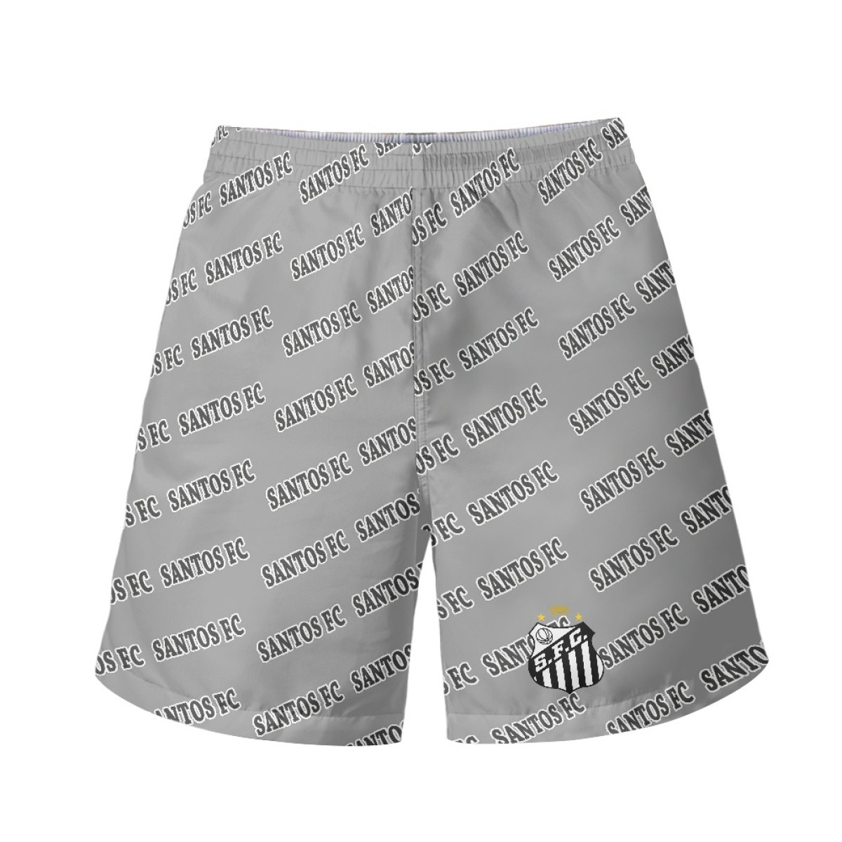 Santos FC Beach Shorts Swim Pants Swimming Trunks - Santos FC Football Club Medley Monogram Wordmark