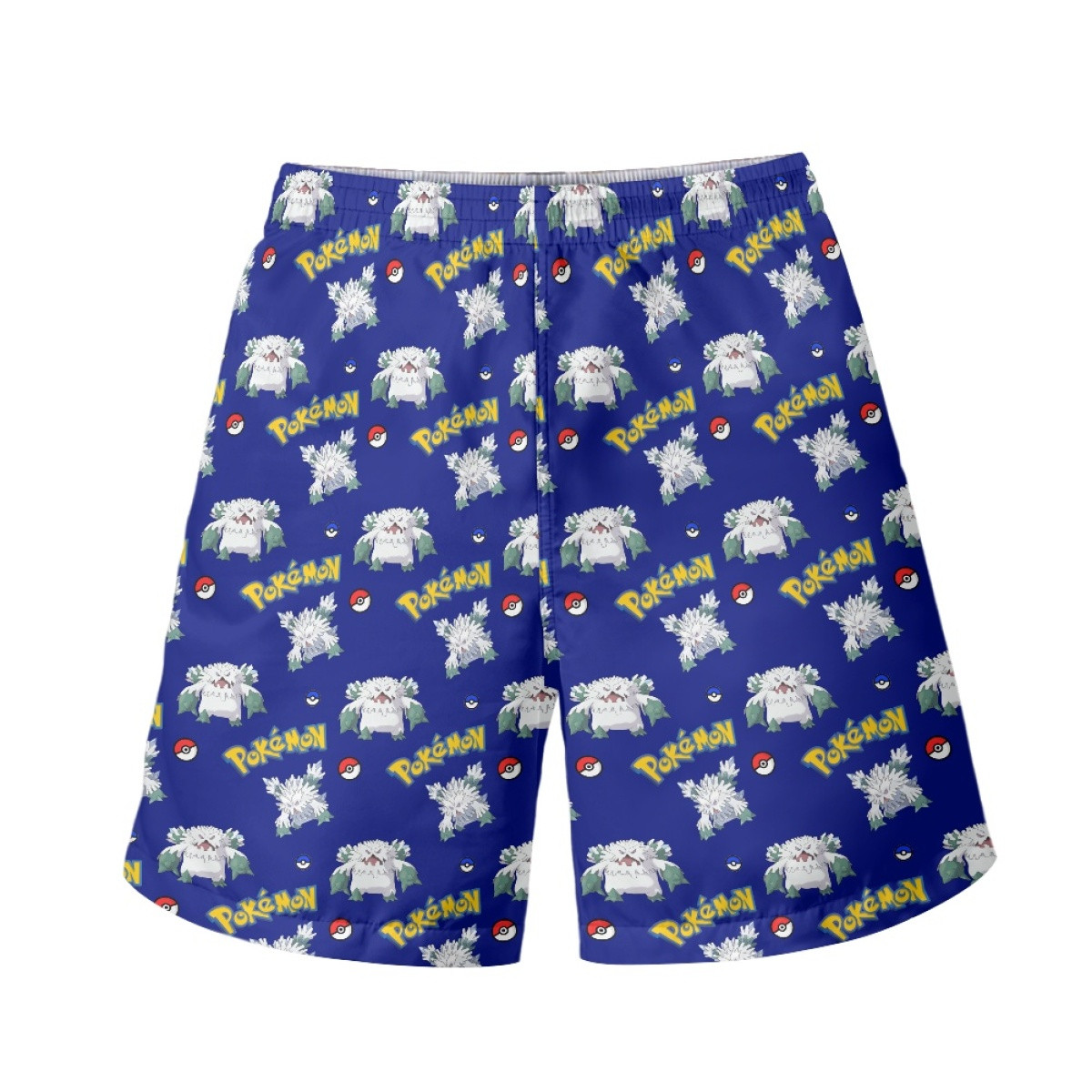 Pokemon Abomasnow Beach Shorts Swim Pants Swimming Trunks - Mega Abomasnow Character Series Art