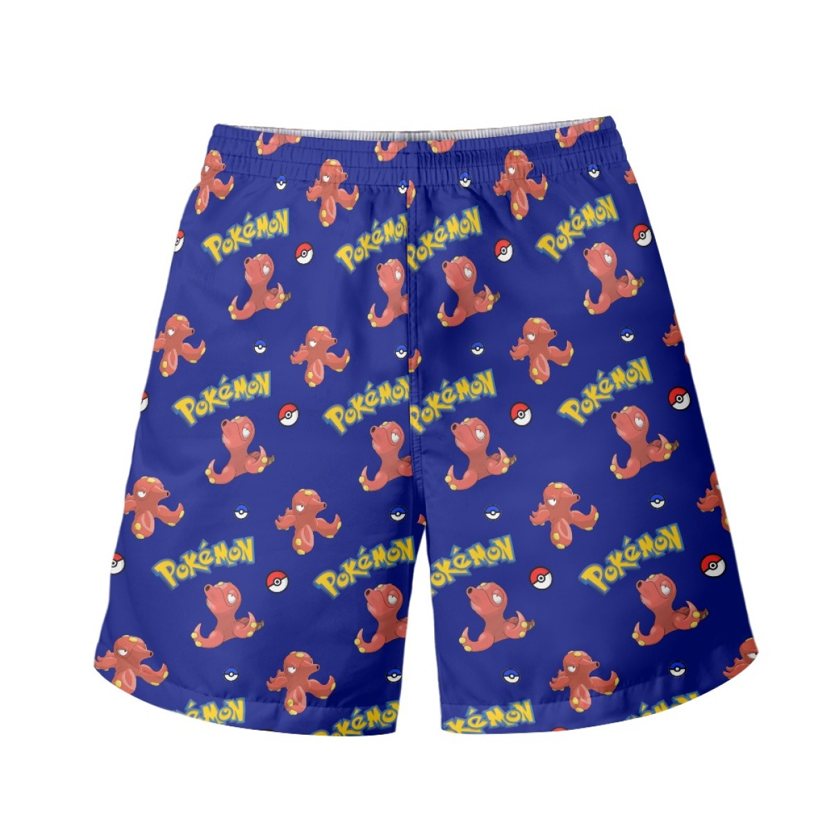 Pokemon Octillery Beach Shorts Swim Pants Swimming Trunks - Octillery Character Series Art
