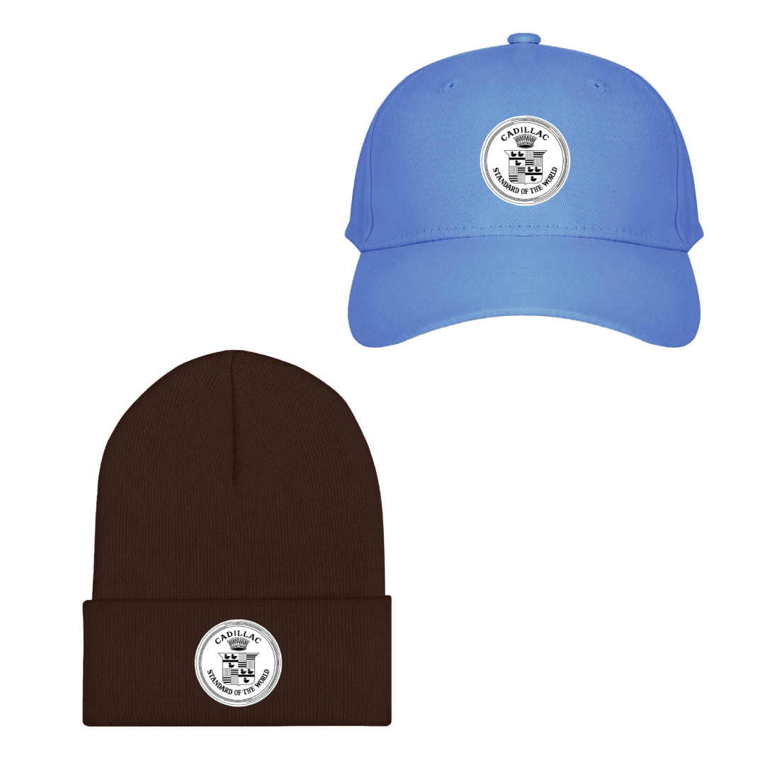 Cadillac Baseball Cap Beanie Hat - Cadillac Logo 1908-1914