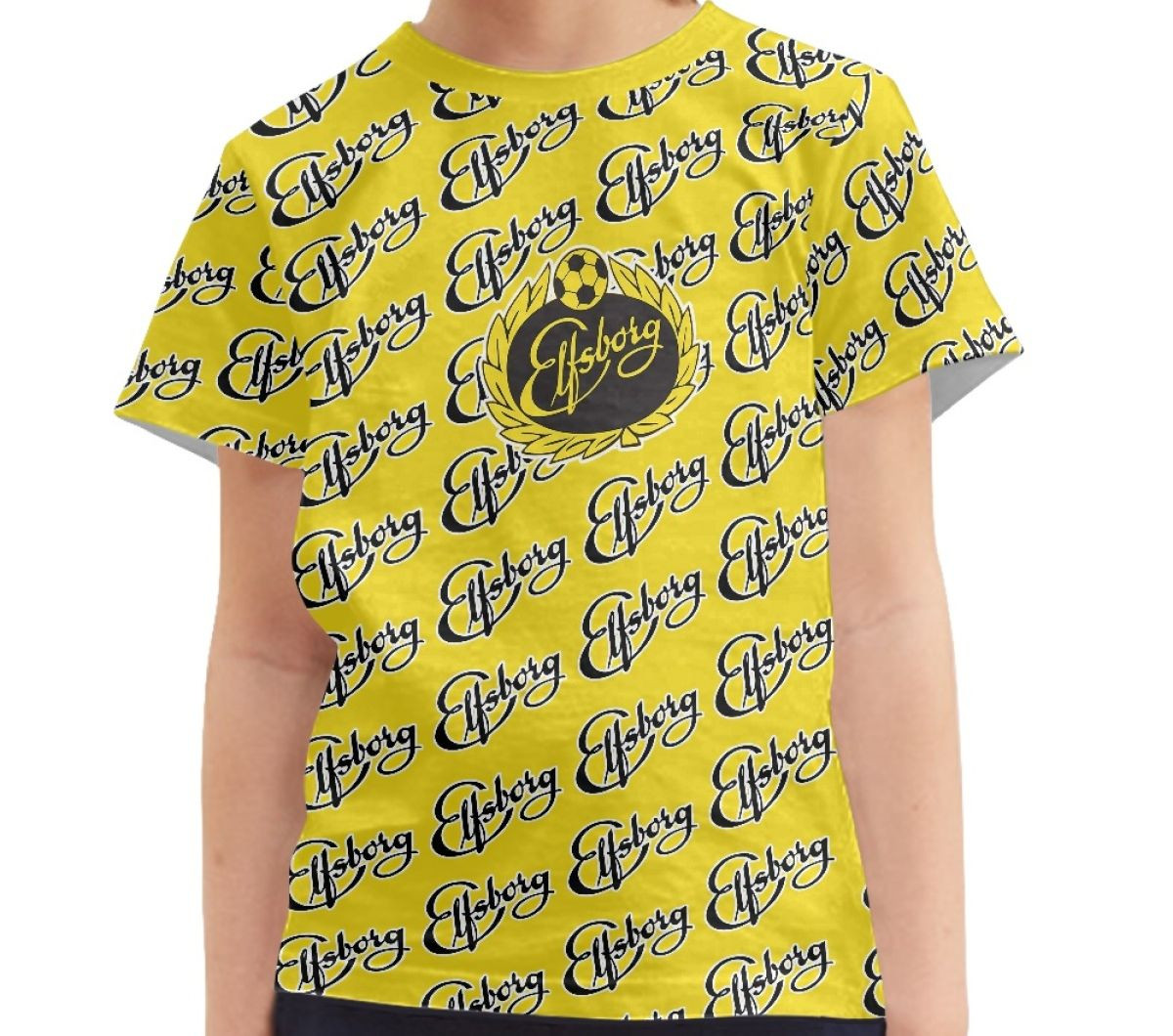 IF Elfsborg Tee T-Shirt - Elfsborg Football Club Medley Monogram Wordmark