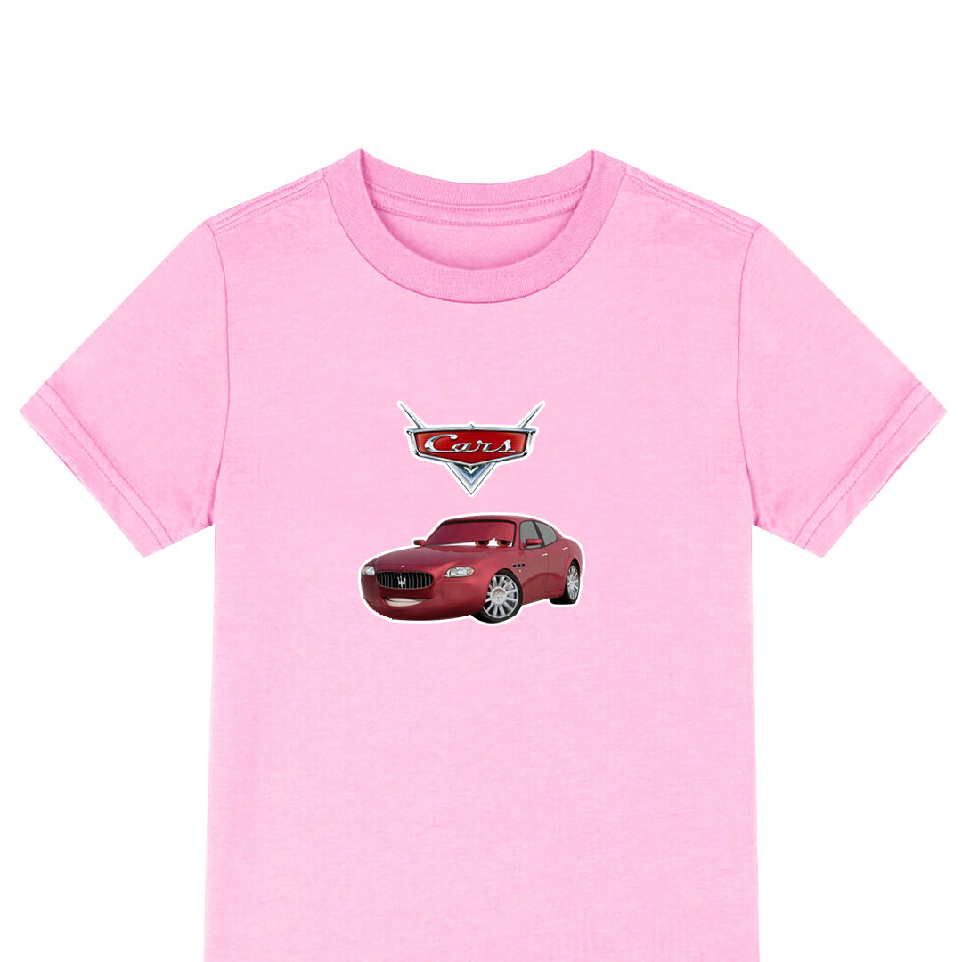 Cars Carlo Maserati Tee Shirt T-Shirt Short Sleeve - Carlo Maserati Character Series