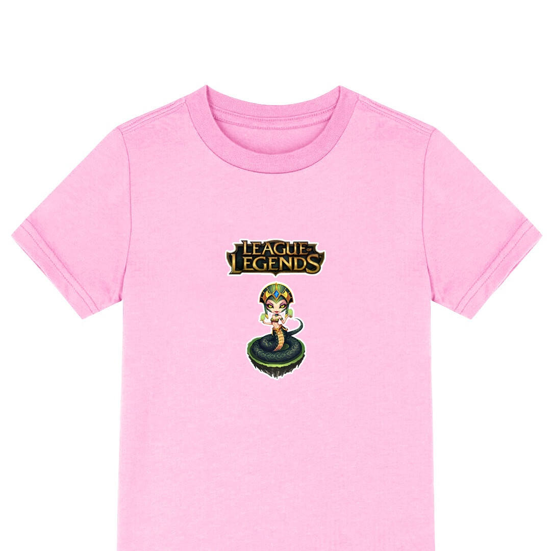 League of Legends Cassiopeia Tee Shirt T-Shirt Short Sleeve - Cassiopeia Chibi Art
