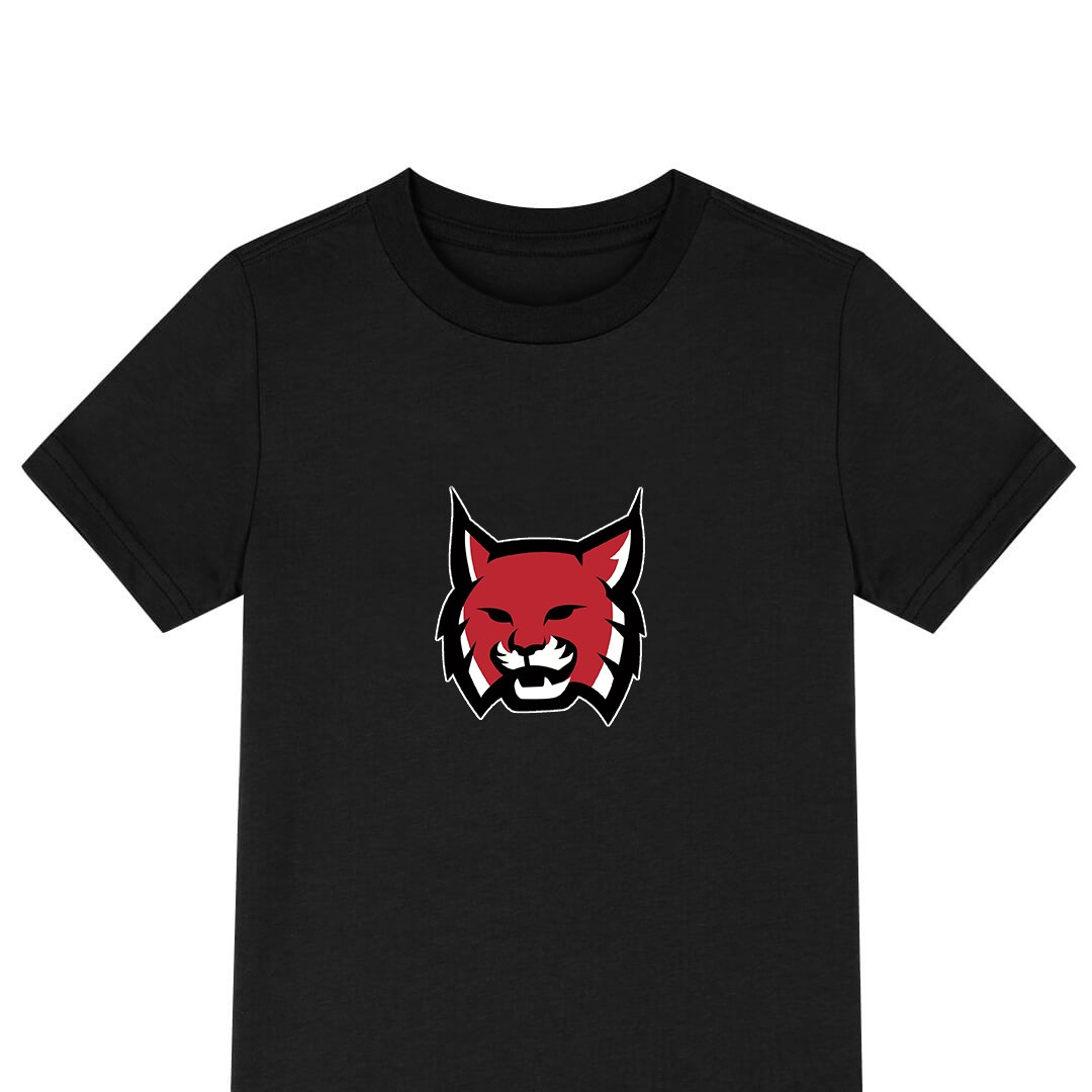 Rhodes College Lynx Tee Shirt T-Shirt Short Sleeve - Rhodes College Lynx College Football Team Single Logo