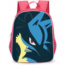Pokemon Lucario Backpack StudentPack - Lucario Face Minimalist Art