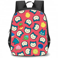 Pokemon Snorlax Backpack StudentPack - Snorlax Pattern Art