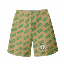NBA Boston Celtics Beach Shorts Swim Pants Swimming Trunks - Boston Celtics Medley Monogram Wordmark