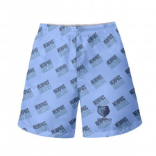 NBA Memphis Grizzlies Beach Shorts Swim Pants Swimming Trunks - Memphis Grizzlies Medley Monogram Wordmark