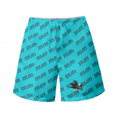 NHL San Jose Sharks Beach Shorts Swim Pants Swimming Trunks - San Jose Sharks Medley Monogram Wordmark