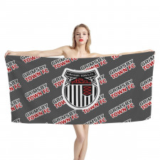 Grimsby Town FC Bath Beach Towel - Grimsby Football Club Medley Monogram Wordmark