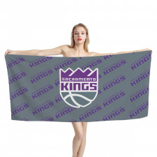NBA Sacramento Kings Bath Beach Towel - Sacramento Kings Medley Monogram Wordmark