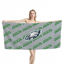 NFL Philadelphia Eagles Bath Beach Towel - Philadelphia Eagles Medley Monogram Wordmark