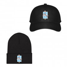 Erling Haaland Baseball Cap Beanie Hat - Erling Haaland Manchester City FC Shouting And Jumping Sticker