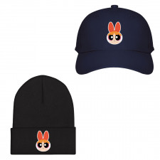 Powerpuff Girls Blossom Baseball Cap Beanie Hat - Blossom Character Sticker