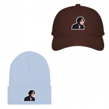 Jung Kook Baseball Cap Beanie Hat - Jung Kook Side Portrait Sticker Art