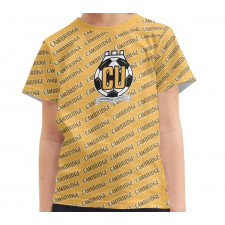 Cambridge United FC Tee T-Shirt - Cambridge Football Club Medley Monogram Wordmark