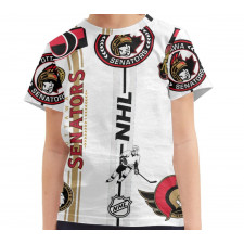 NHL Ottawa Senators Tee T-Shirt - Ottawa Senators Mania Collage Logo