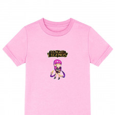 League of Legends Evelynn Tee Shirt T-Shirt Short Sleeve - Evelynn Cute Chibi Art