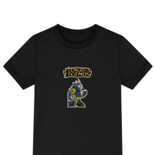 League of Legends Warwick Tee Shirt T-Shirt Short Sleeve - Warwick Angry Side Pose
