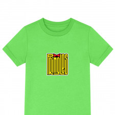 Pringles Tee Shirt T-Shirt Short Sleeve - Pringles Lettering Series On Red Background