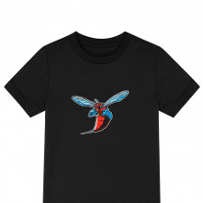 Delaware State Hornets Tee Shirt T-Shirt Short Sleeve - Delaware State University Hornets College Football Team Single Logo