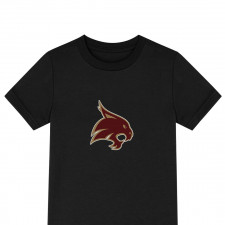 Texas State Bobcats Tee Shirt T-Shirt Short Sleeve - Texas State Bobcats College Football Team Single Logo