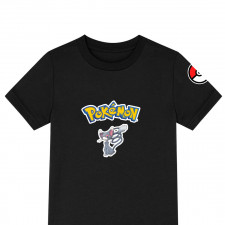 Pokemon Glameow Tee Shirt T-Shirt Short Sleeve - Glameow Character Series Art
