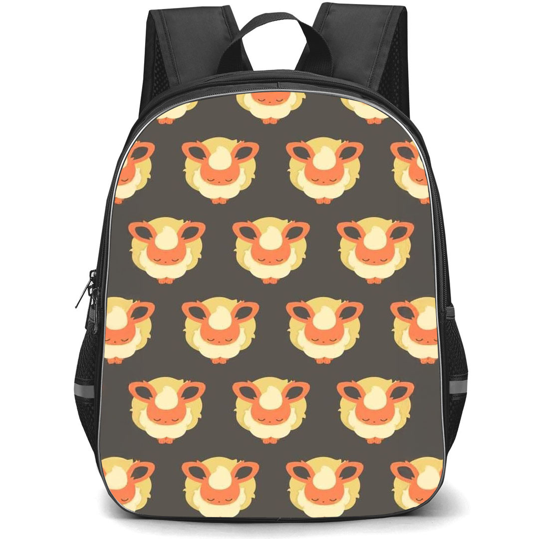 Pokemon Flareon Backpack StudentPack - Flareon Pattern Art
