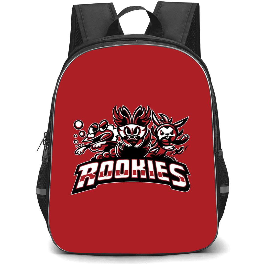 Pokemon Backpack StudentPack - Pokemon Rookies Logo Red Background