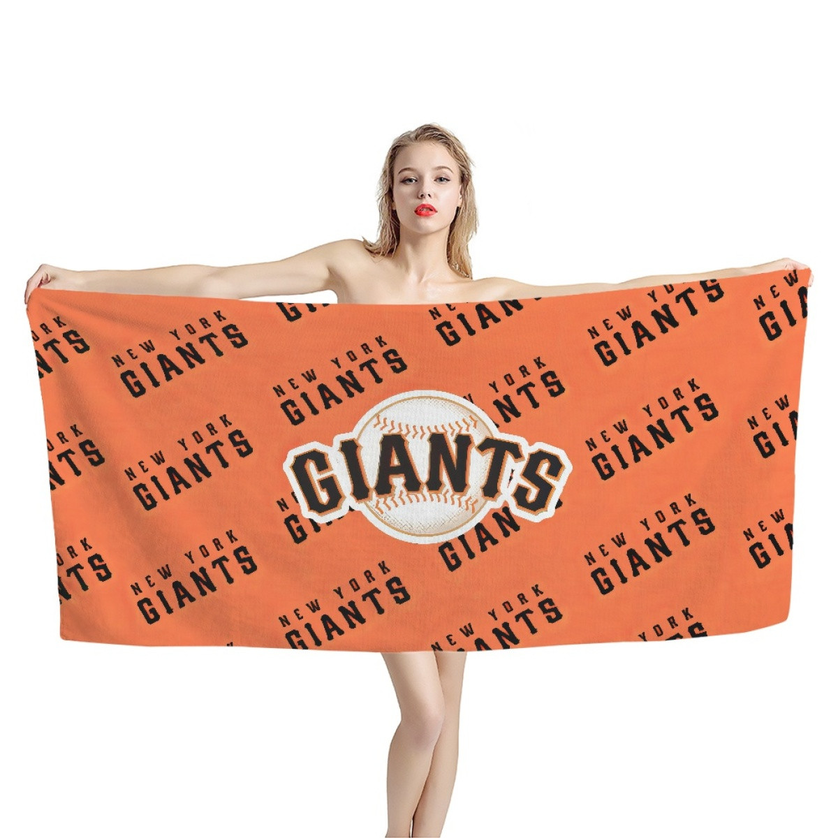 MLB San Francisco Giants Bath Beach Towel - San Francisco Giants Medley Monogram Wordmark
