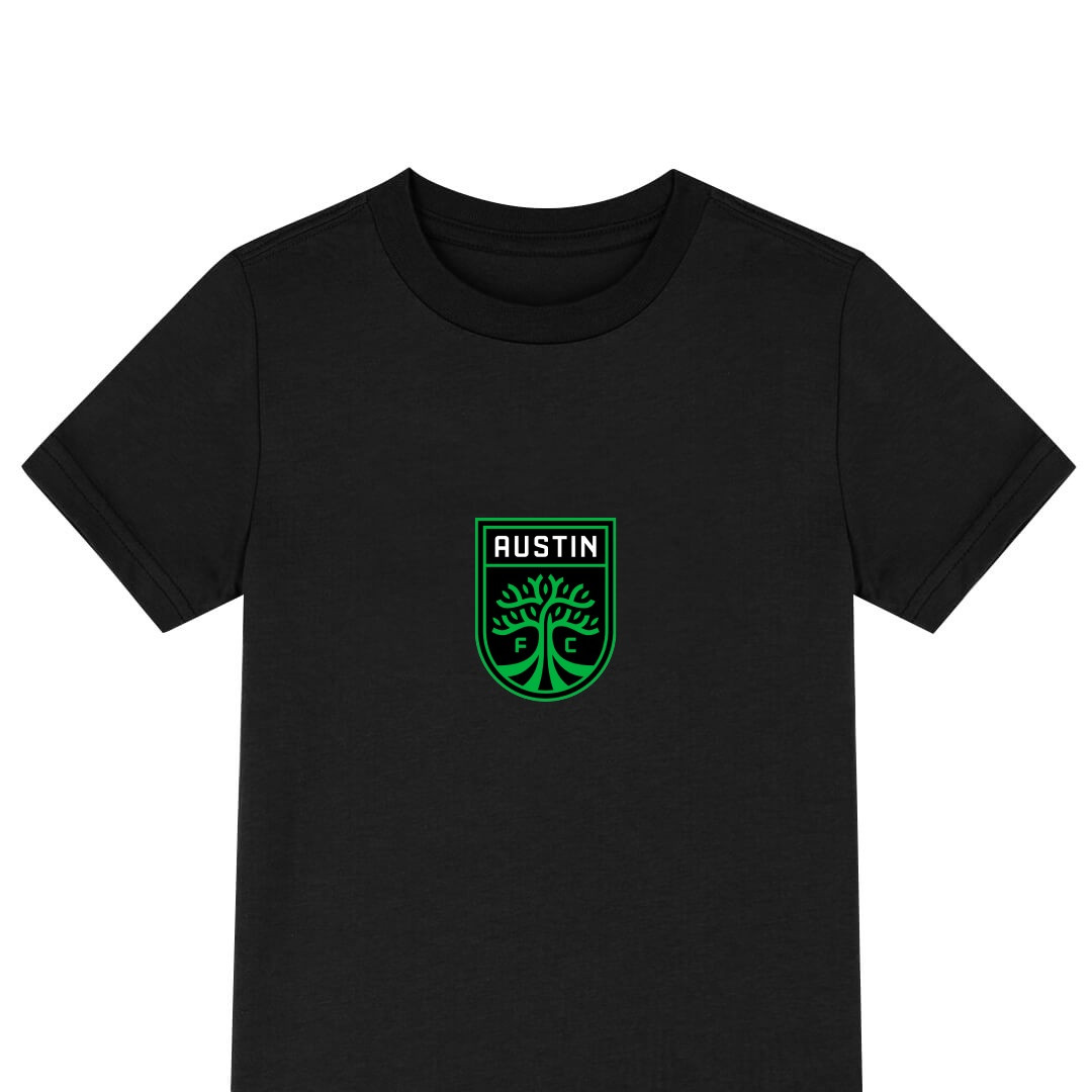 MLS Austin FC Tee Shirt T-Shirt Short Sleeve - Austin Football Club Team Single Logo