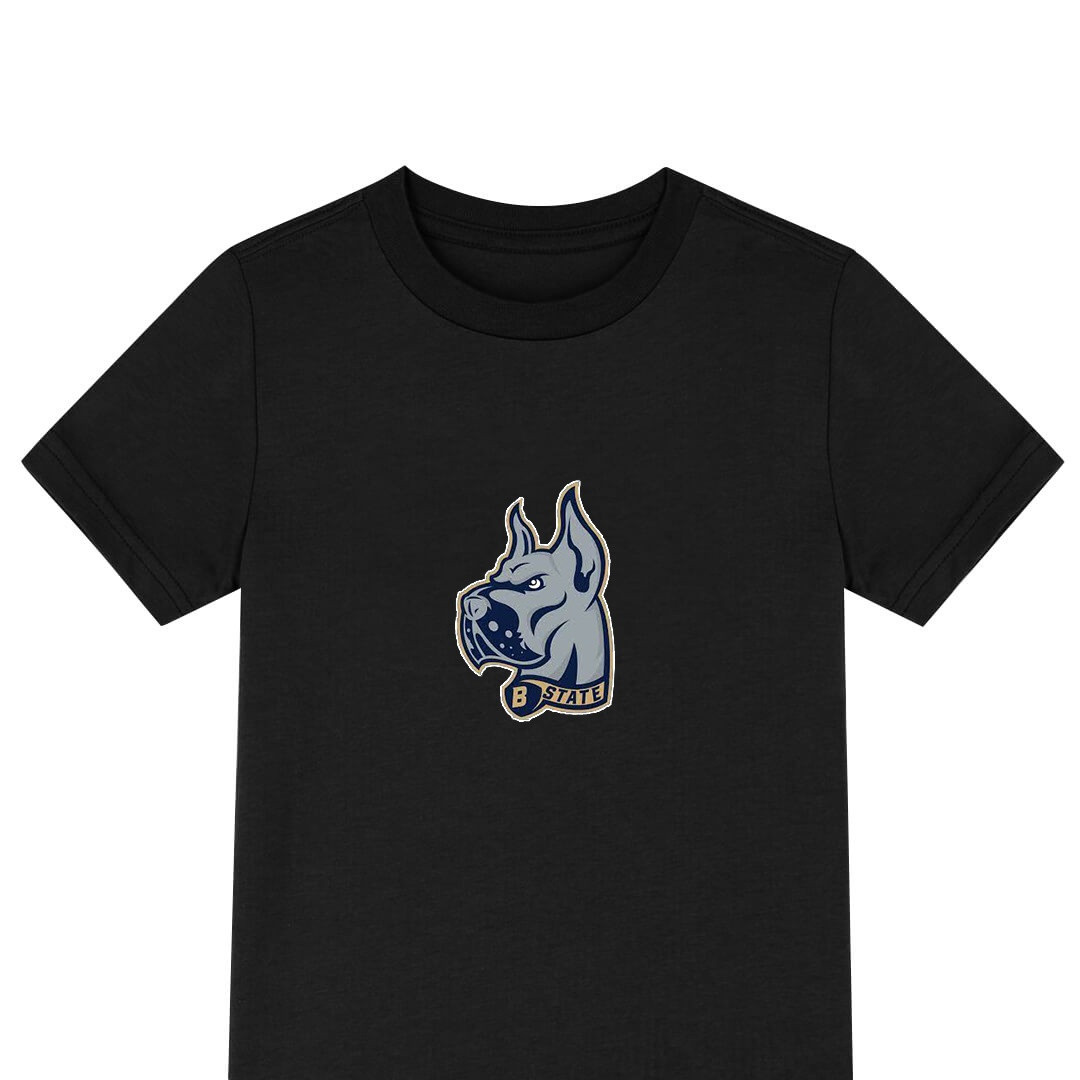 Big Blue Bluefield State University Tee Shirt T-Shirt Short Sleeve - Big Blue Bluefield State University College Football Team Single Logo