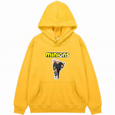 Minions Hoodie Hooded Sweatshirt Sweater Jacket - Gru Agnes Margo And Edith