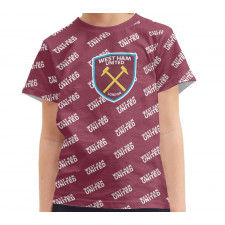 West Ham United Football Club Tee T-Shirt - West Ham United Football Club Medley Monogram Wordmark