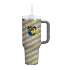 Central Coast Mariners FC Quencher H2.0 FlowState Stanley Tumbler 40oz 1.18L - Central Coast Mariners Football Club Medley Monogram Wordmark