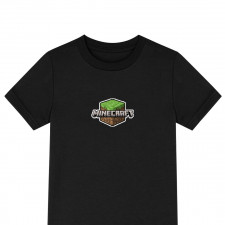 Minecraft Tee Shirt T-Shirt Short Sleeve - Minecraft Logo