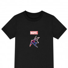 Spider Man Tee Shirt T-Shirt Short Sleeve - Spider Man 2099 Web Flying Cartoon Art