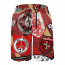 AFC Bournemouth Football Club Beach Shorts Swim Pants Swimming Trunks - AFC Bournemouth Football Club Mania Collage Logo